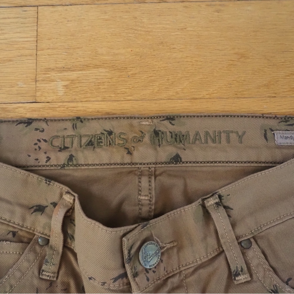 Citizens of Humanity Mandy high waist retro slim floral print, size 28 - Picture 4 of 9